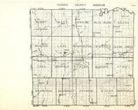 Vernon County, Henry, Metz, Osage, Blue Mound, Bacon, Richland, Walker, Coal, Deerfield, Missouri State Atlas 1940c